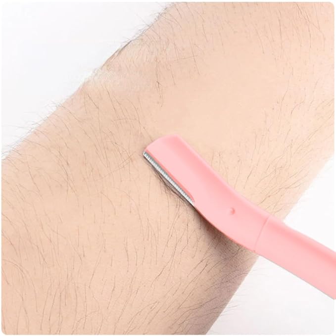 GENDA Razors for Women, Dermaplane Razor, Eyebrow Razors, Peach Fuzz Remover, Dermaplaning Tool for Face Skin Care (Pack of 3)