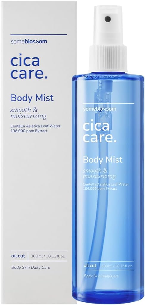 Body Mist Spray Soothing & Moisturizing (10.14 Fl Oz / 300ml), CICA, AHA, PHA, Niacinamide, Hyaluronic Acid Complex for Body, pH ballanced for Sensitive Skin, Korean Skincare