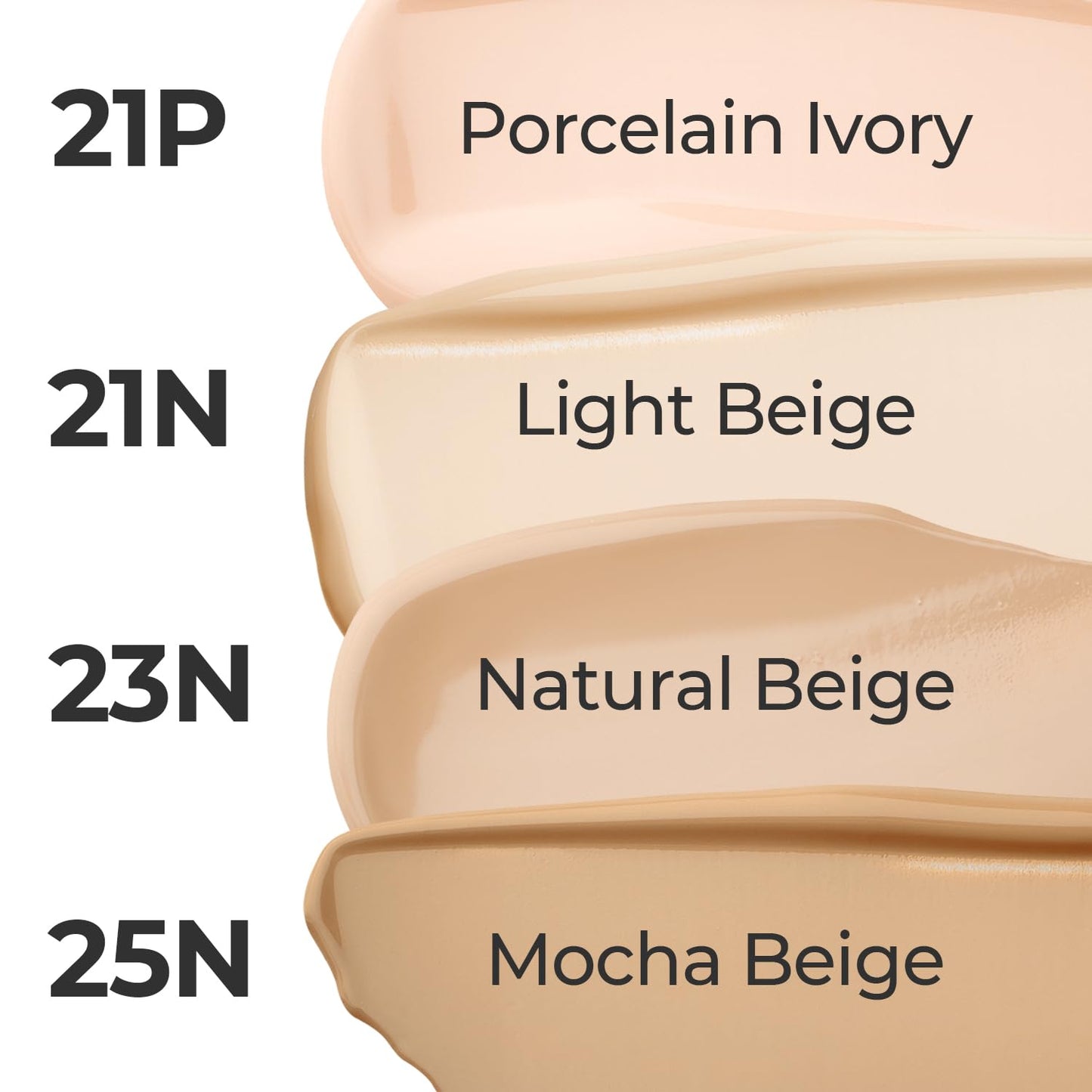 Natural Cover Glow Cushion Foundation | Satin Radiant Finish | Korean Foundation Makeup | Long-Lasting Natural Coverage | for All Skin Types 0.42 oz. (21N Light Beige)
