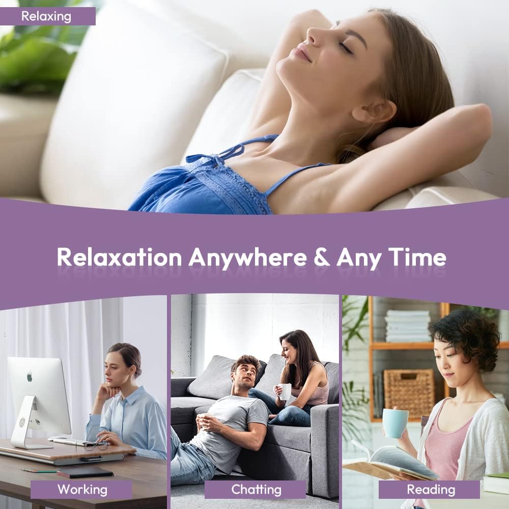 Microwavable Heating Pad with Washable Cover, 8 x 18 Microwave Heating Pad for Neck and Shoulders, Moist Heat Bean Bag Warm Compress for Knee, Joints, Wrist, Abdomen (Dark Purple)