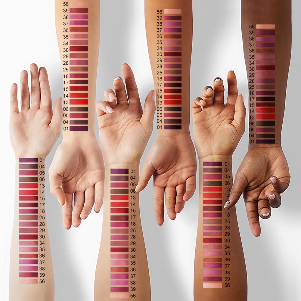 evpct 1Pcs Antique Rose Matte Lip Liner and Liquid Lipstick Stain Makeup Set for women, Nude Pink Long Lasting Smudge Proof Lipstick labiales matte mate larga duracion listip 24 hours originales, 29#