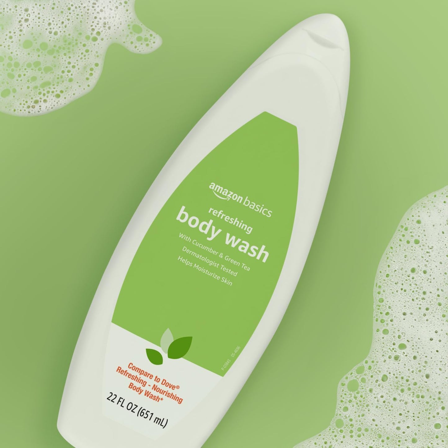 Amazon Basics Body Wash for Refreshing Skin, Cucumber, 22 fl oz (Pack of 2)