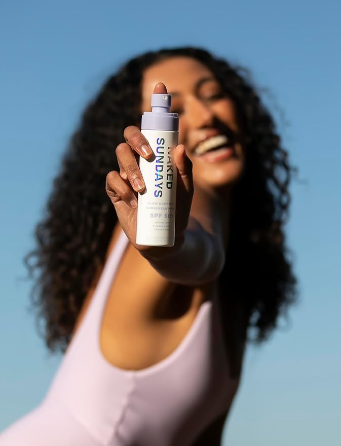 Naked Sundays SPF 50+ Body Mist Sunscreen Spray UVA/UVB Broad Spectrum Mist, 150 ml