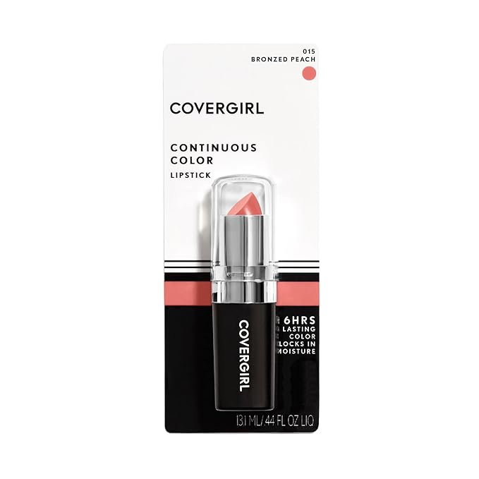 COVERGIRL Continuous Color Lipstick Bronzed Peach 015.13 Ounce (packaging may vary)
