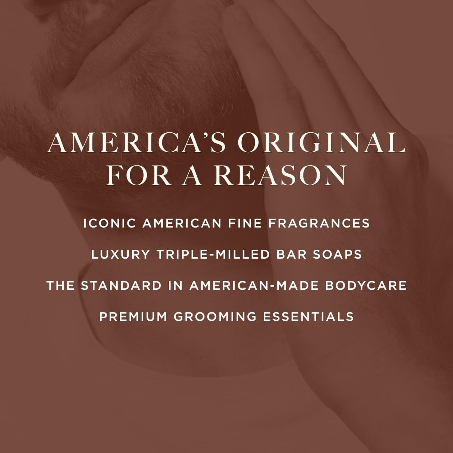 Caswell-Massey Jockey Club Natural Bar Soap for Men, Moisturizing Body Soap Bar for All Skin Types, Made with Essential Oils & Plant-Based Formula for Soft Skin, Made in USA, 5.8 oz