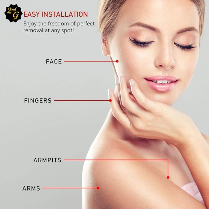 tuokiy Gen 2 Replacement Heads for Facial Hair Removal, Replacement Blades for Women Facial Hair Remover Generation 2