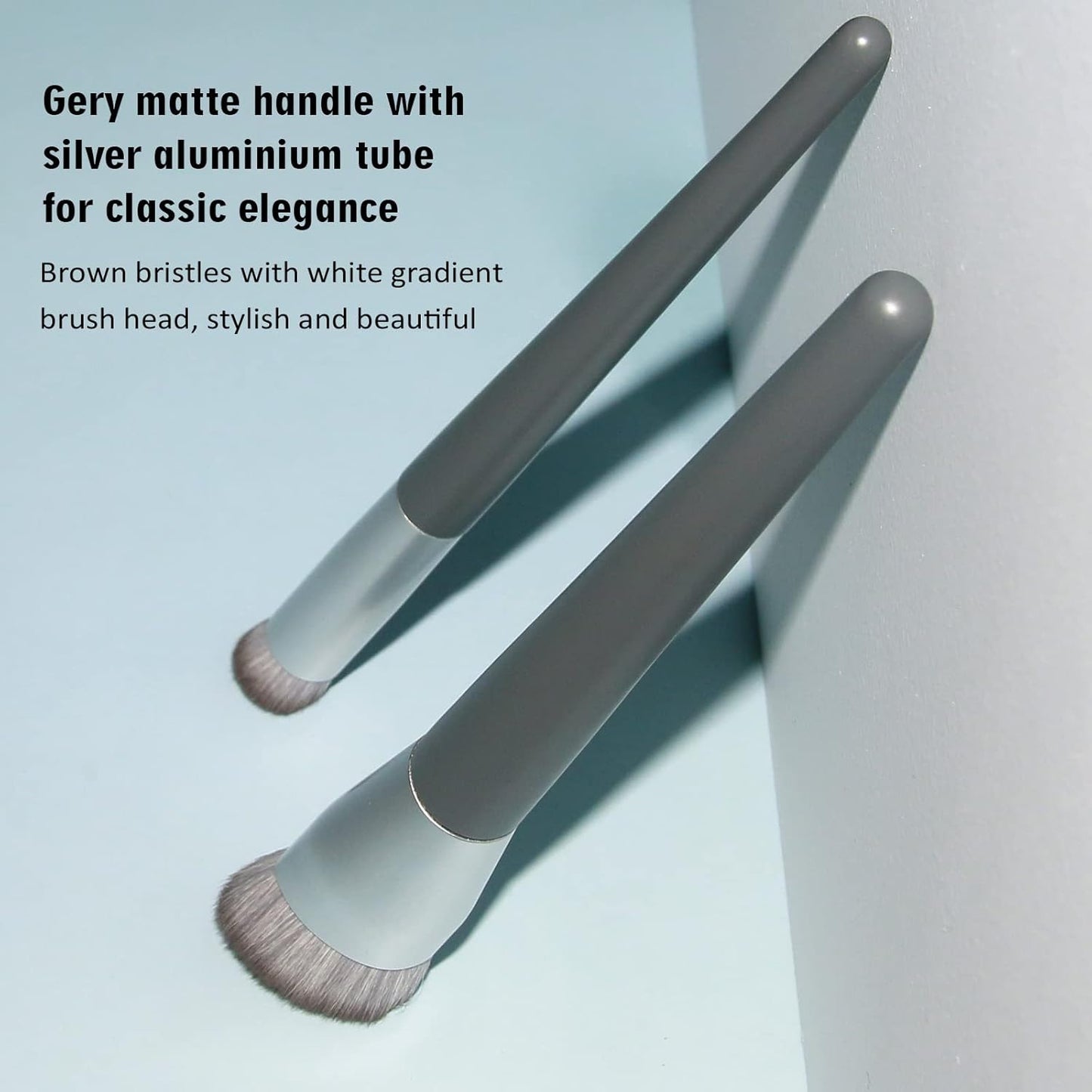 Foundation Makeup Brush Contour Concealer Large Powder Kabuki Perfect for Any Look Premium Luxe Plush Fibers Rounded Flawless Face Ideal for Liquid, Cream, Powder