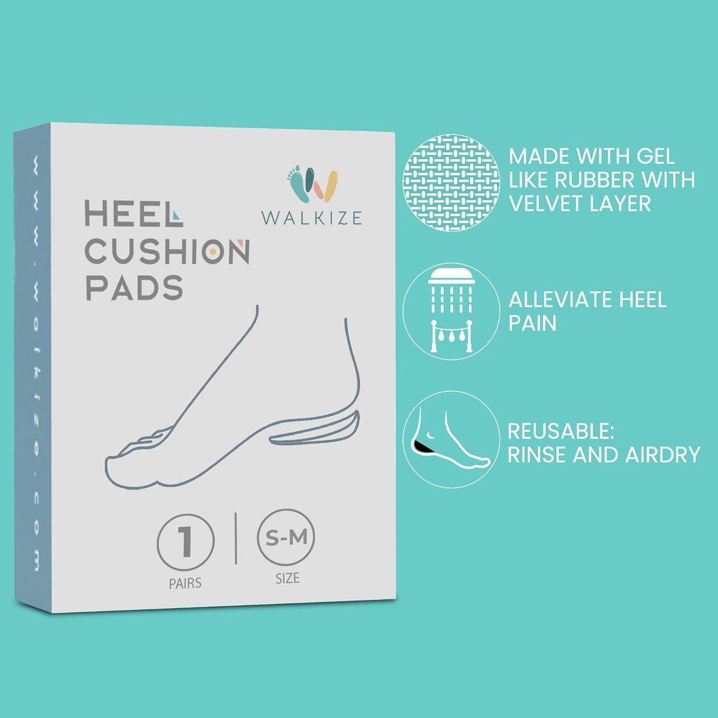 Metatarsal Pads Women | Heel Inserts for Women | Ball of Foot Cushions (2 Pairs Foot Pads) All Day Pain Relief and Comfort One Size Fits Shoe Inserts (Blue, Unisex 1.5cm)