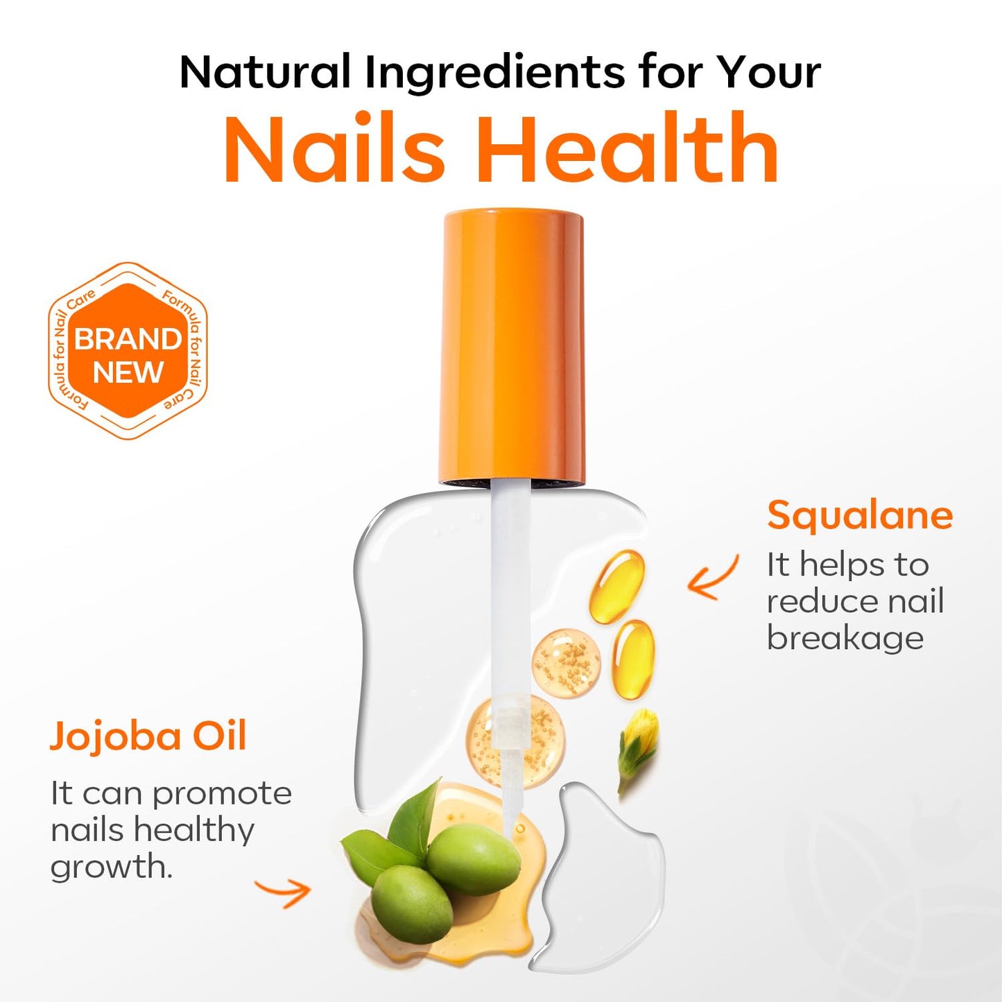 modelones Nail Dehydrator and Primer, 3-in-One HEMA-Free Nourishing Prep for Acrylic & Gel Nails, Manicure Tables Supports Growth