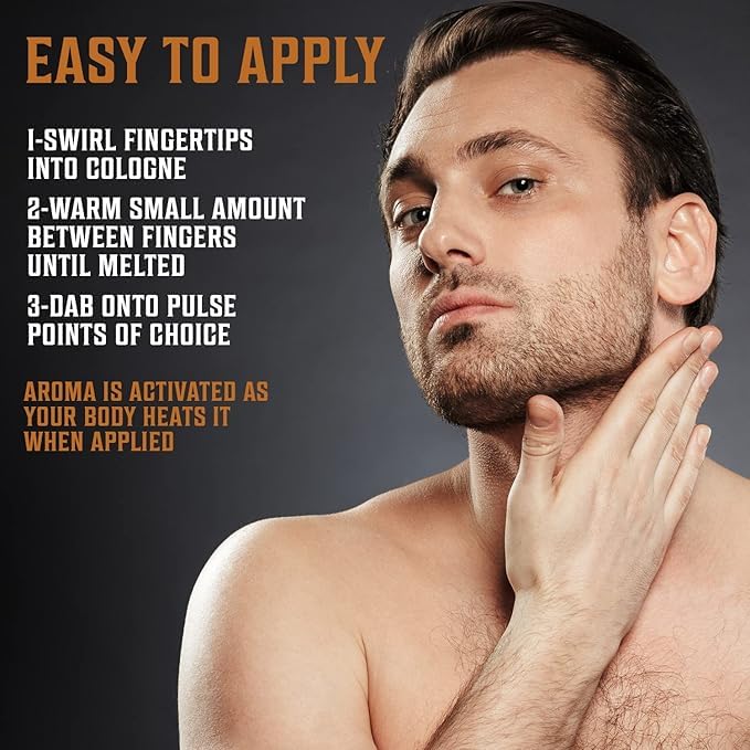 Viking Revolution 4 Pack Mens Solid Colognes 0.5 Oz - Men Solid Perfume with Cedar Wood, Clary Sage, Vetiver, Sandalwood Cologne for Mens - Travel Cologne Wax Gifts for Men