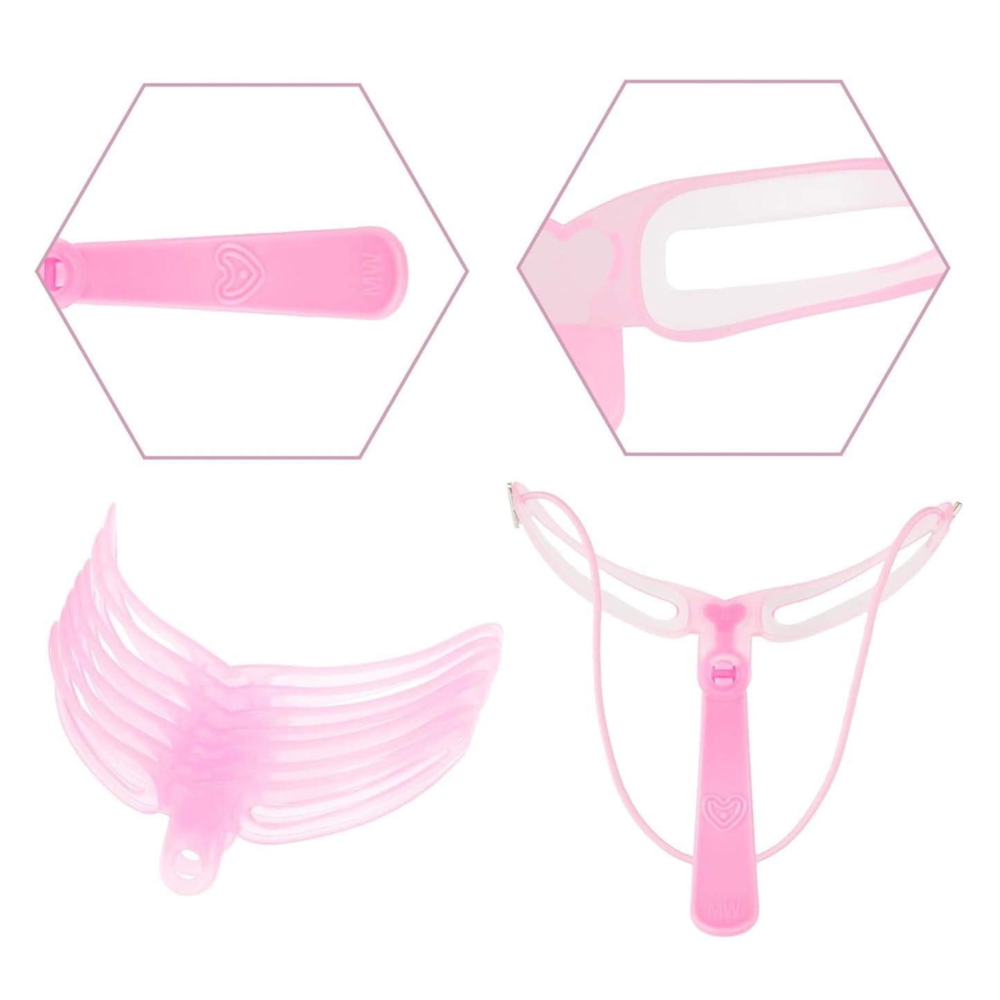 8-Style Eyebrow Shaping Kit, Eyebrow Stencils, Washable Reusable Drawing Guide Card with Handle and Strap, for Women's Beauty and Personal Care