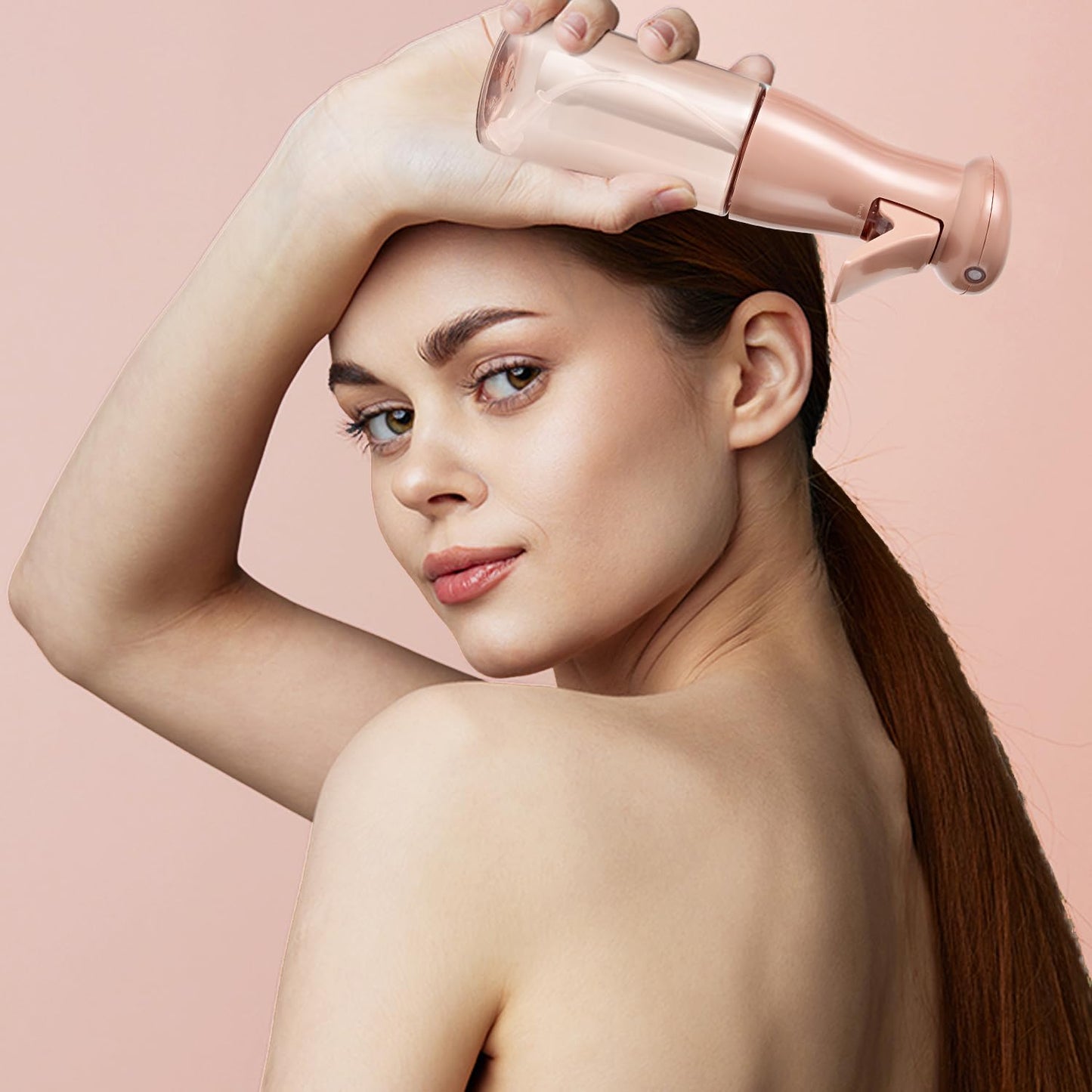 Spray Bottle For Hair, Continuous Mister Sprayer, Ultra Fine Mist Empty Spraying Water Bottles for Hairstyling, Barbers, Salons, Essential Oil Scents, Cleaning, Plants (2 Pack, 6.8 OZ)