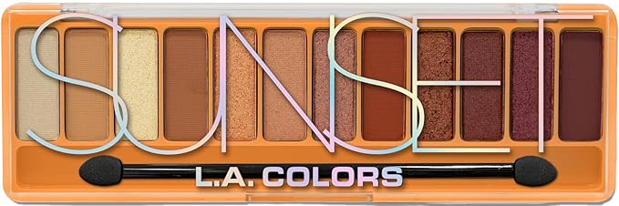 L.A. COLORS Color Vibe Eyeshadow, CES789 Sunset CES789TAG