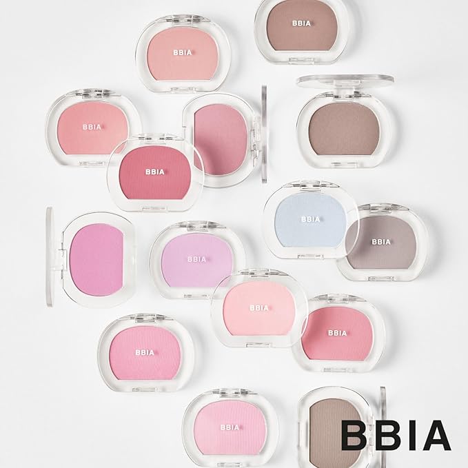 BBIA Last Blush NEW 15 Colors - Cheek Blush Shaping Shading Contour & Highlight Long-Lasting Matte Finish Natural Shades Buildable & Blendable Daily Korean Face Makeup (02 CAMELLIA, Pack of 1)