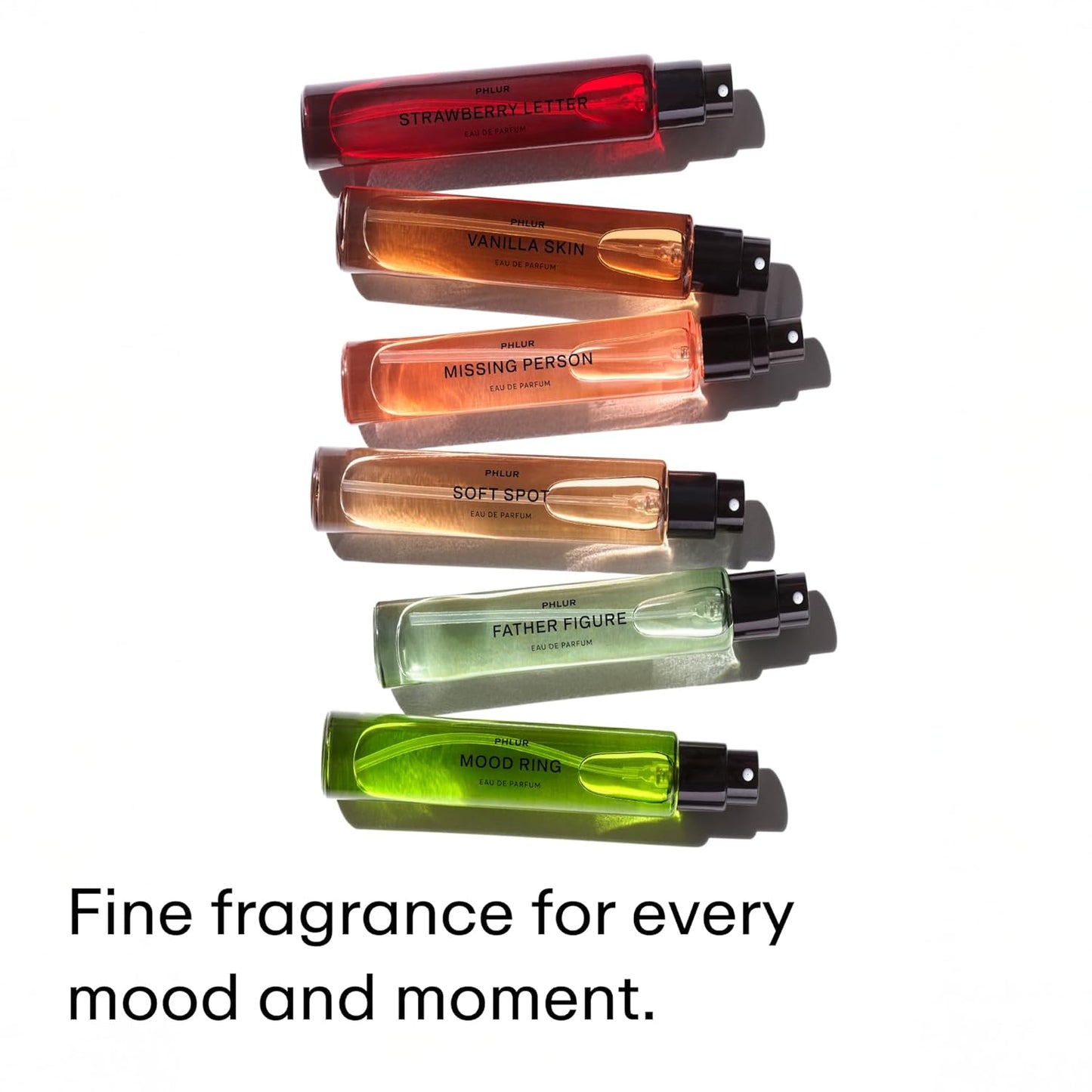 PHLUR Strawberry Letter Eau de Parfum - Full Size Perfume Spray - Strawberry Gourmand Fine Fragrance (50mL)