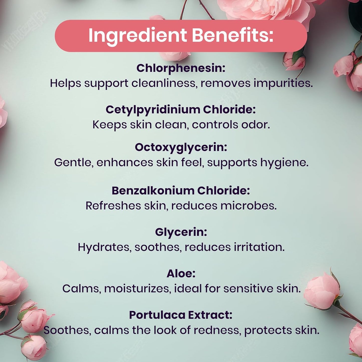 Sweetums Rose Scented Daily Feminine Wipes for Women – pH Balanced Unflavored Intimate Wipes – Water-Based, Aloe-Infused, Gentle on Sensitive Skin – Vegan, No Alcohol or Dyes, Travel-Friendly - 30ct