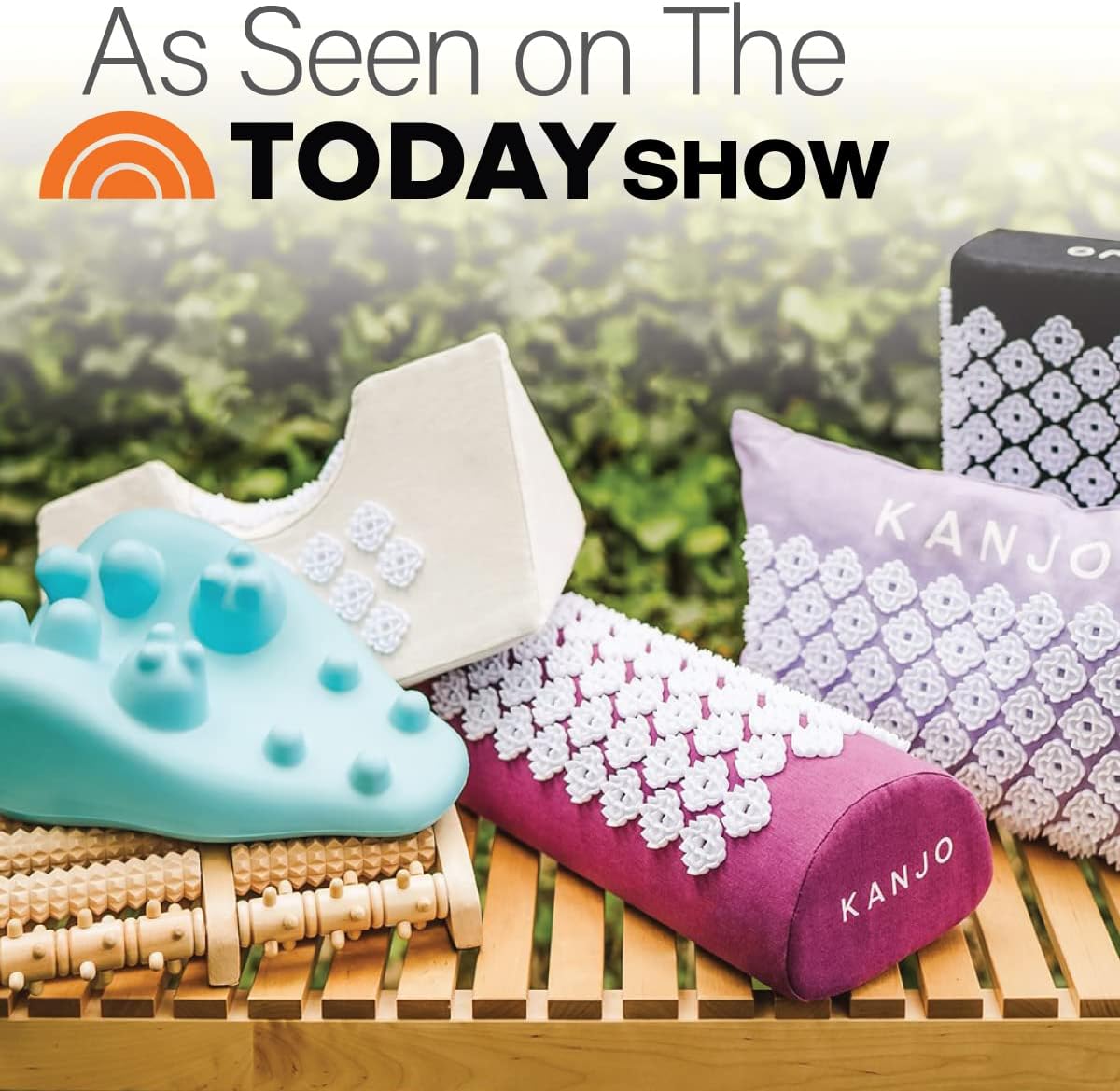 Kanjo Acupressure Mat and Pillow Set for Back Pain Relief & Neck Pain Relief, with Pressure Points for Muscle Pain Relief with Travel Bag - Sapphire Blue