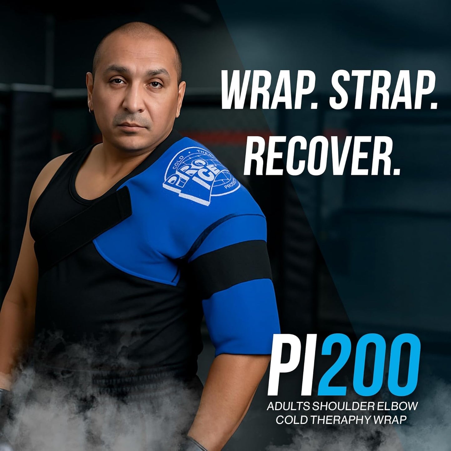 PRO ICE Shoulder Elbow Ice Therapy Wrap - Excellent for Treating Rotator Cuff injuries, Elbow Joint and Muscle Inflammation - Ice packs Included