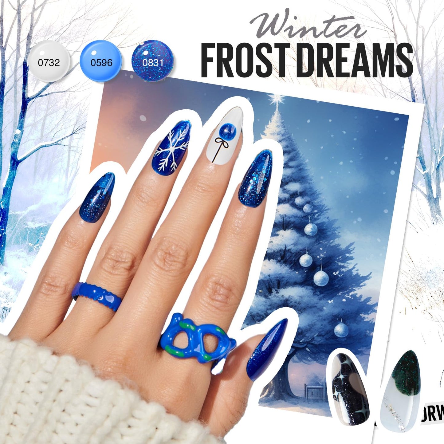 MEFA 42 Colors Gel Nail Polish Kit with U V Light, 59 Pcs All Seasons Collection Colorful Gel Polish Essential Set with 5 Psc Matte/Glossy Base Top Coat, Salon Gifts for Women