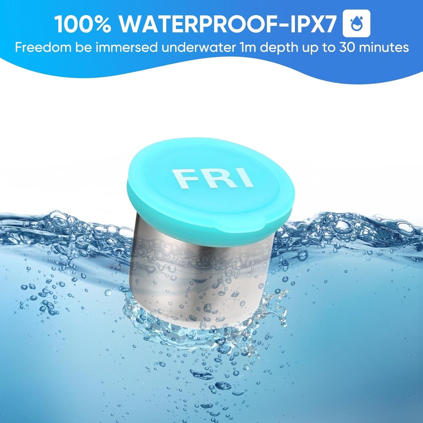 Weekly Metal Pill Case 7 Day, Stainless Steel Pill Box Organizer for Travel, Waterproof Medicine Container, Portable Daliy Pill Holder for Vitamins Fish Oils (Large)