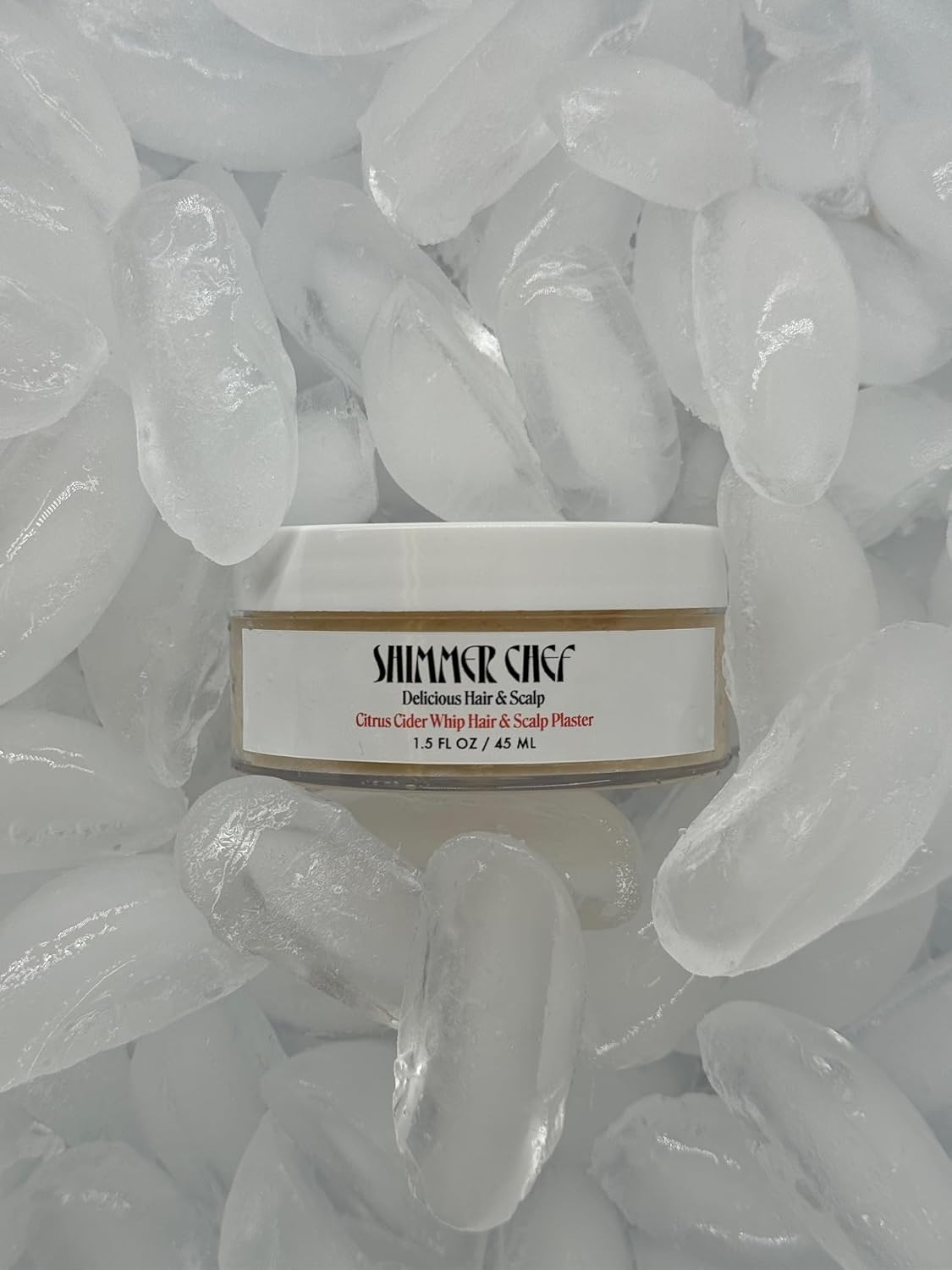 Citrus Cider Whip Hair Plaster | Vitamin C Infusion for Luminous Hair | Fruit Butters, Orange Peel Serum, Argan & Coconut Oils Create The Shimmer Effect For Uplifted Hair & Mood | 1.5 oz