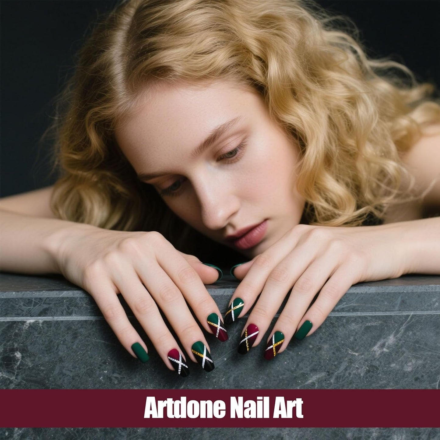 Artdone Nail Striping Tape Lines Kit With Nail Art Pens Dotting Tools And Liner Brushes For Gel Polish Small Detail Drawing Design Paint