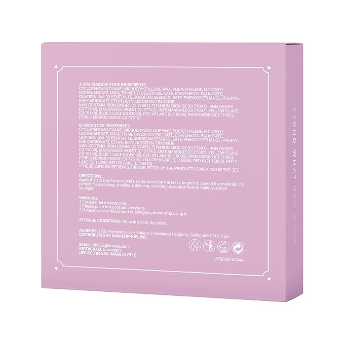 Neutral Eyeshadow Stick Makeup Set, Metallic Shimmer Matte Cream Eye Shadow Eyeliner Brightener Pencil Crayon - Classic 6PCS A002