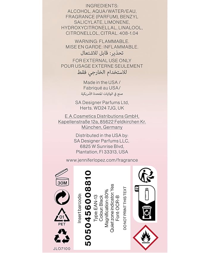 Jennifer Lopez JLust Body Mist, 240ml (8fl oz) Duo Pack (2 Pack)