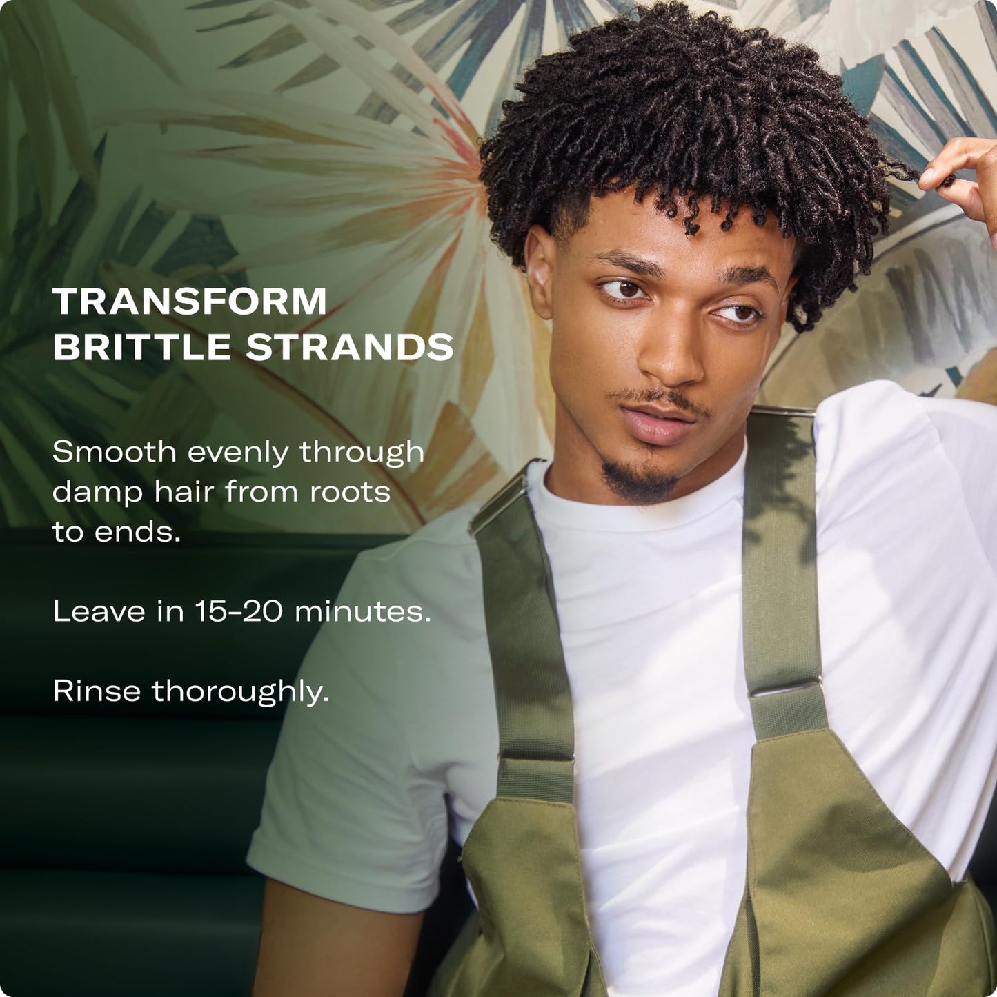 Mielle Organics Rosemary Mint Strengthening Hair Mask for Damaged Hair - Deep Conditioning Treatment Enriched with Biotin, Honey & Coconut Oil - Helps Encourage Longer, Healthier Strands (12 Oz)