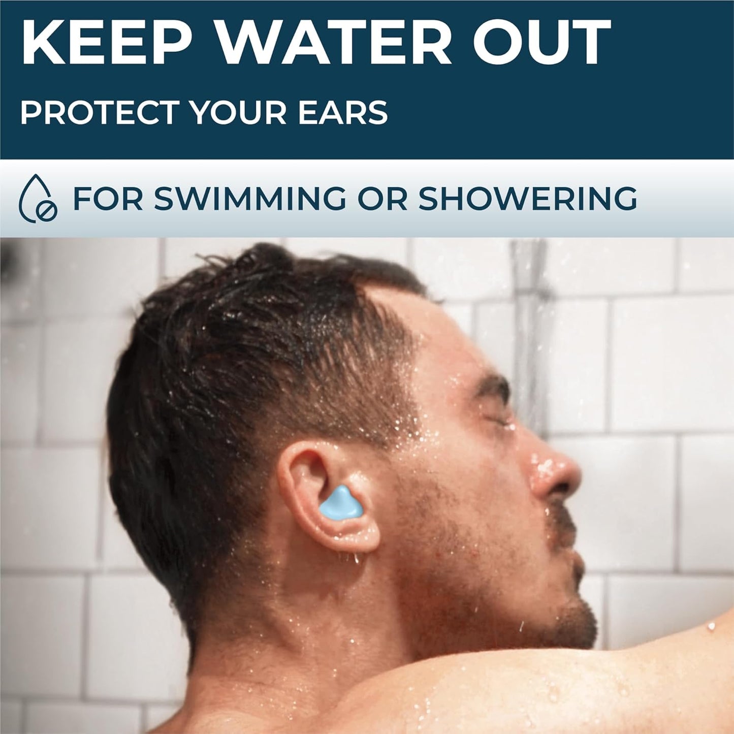 Peace&Quiet PQ Wax Ear Plugs for Sleeping, Swimming - 54 Noise Cancelling Silicone Gel Wax Earplugs, Ear Protection for Sleep and Swim, Soft Wax Pillows with Sound Blocking Level 32Db, (54 Pillows)