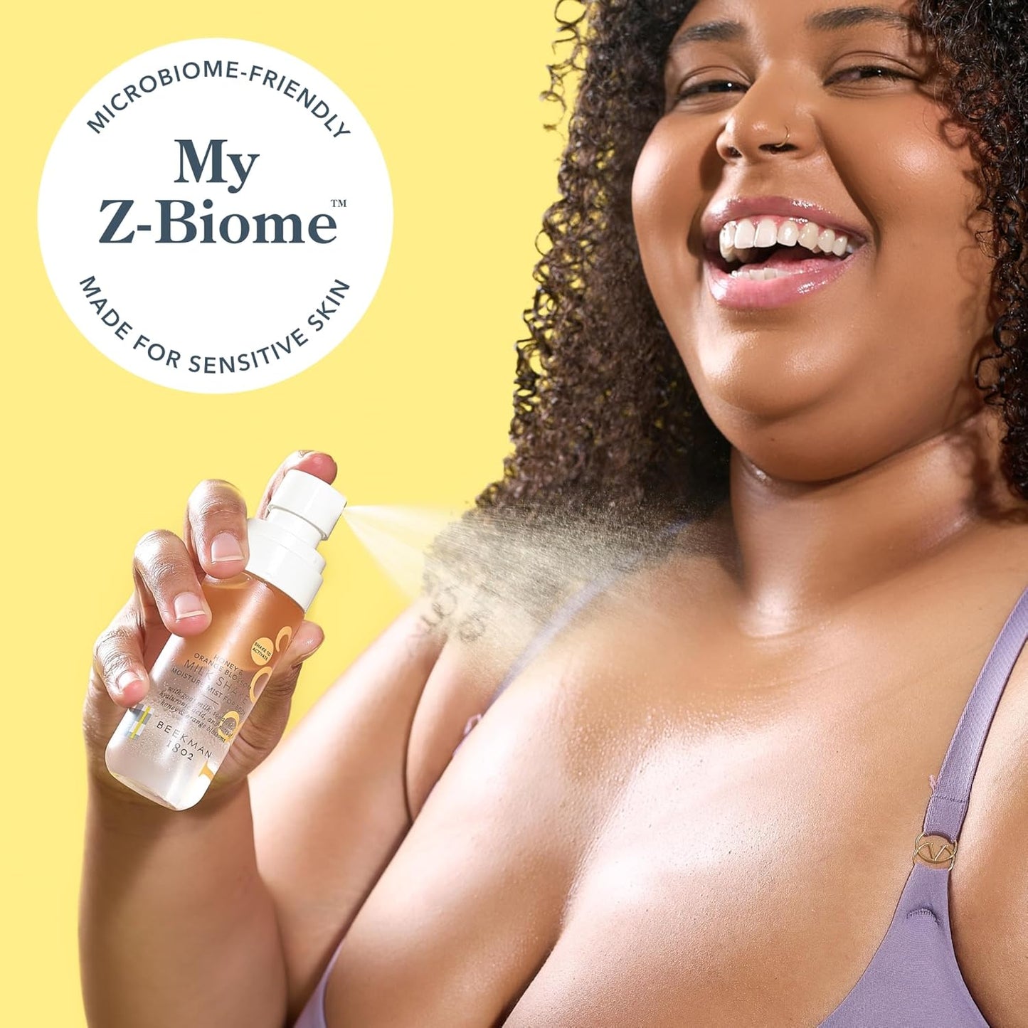 Beekman 1802 Milk Shake Body Mist - Honey & Orange Blossom 4.7 fl oz - Hyaluronic Acid, Jojoba Oil, Instantly Moisturizes, Hydrates & Softens, Good for Sensitive Skin, Cruelty Free