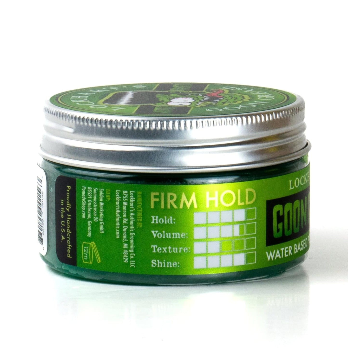 Goon Grease by Lockhart’s (3 pack) – Water-Based Pomade for Men – High Shine and Stronger Hold For The Slickest Hair On Earth – Perfect For Modern Looks, Curly or Slicked Back Hair (3.4oz each)