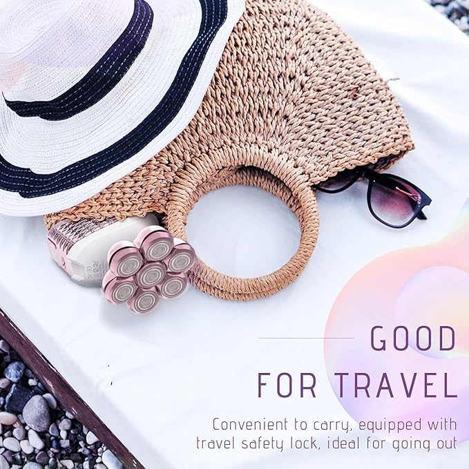 Electric Razors for Women, 5 in 1 Electric Shaver for Women, Cordless Painless Hair Remover for Legs Bikini Face