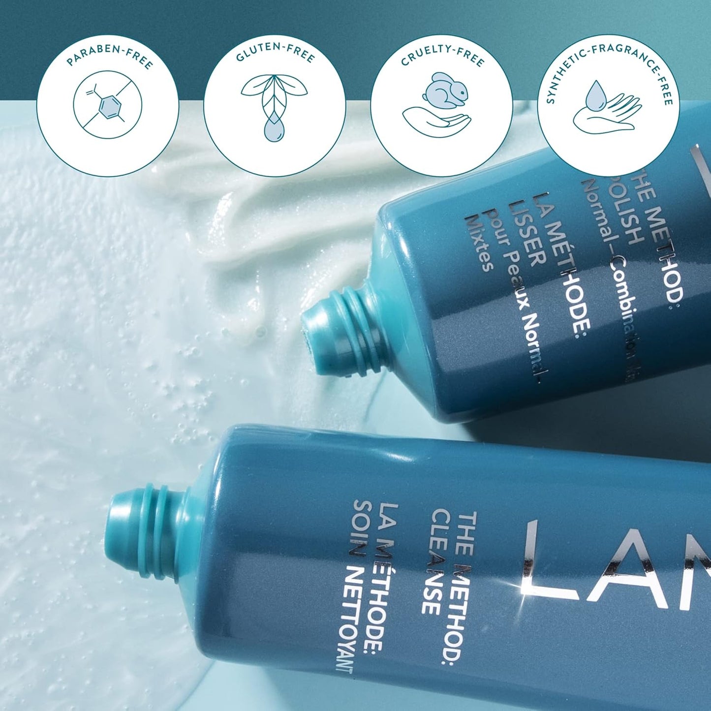 Lancer Skincare The Method: Cleanse Face Cleanser, Daily Face Wash with Salicylic Acid, Normal or Combination Skin, 4.05 Fluid Ounces