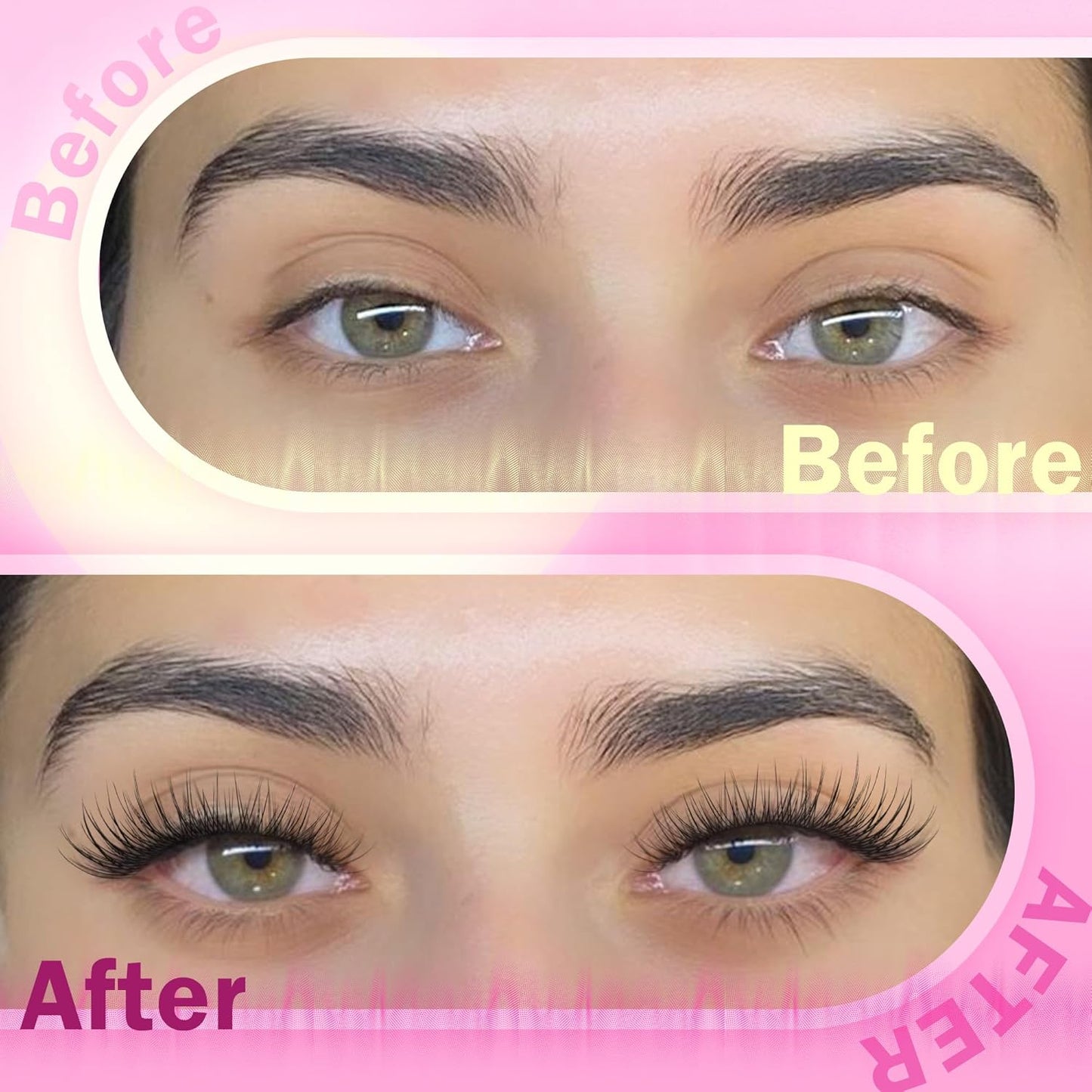 TNFVLONEINS Wispy Lash Clusters Kit 220Pcs Eyelash Extension Kit Natural Lash Extension Kit CC Volume Eyelash Clusters Short Individual Lashes Clusters 3D Eyelash Clusters Kit with Remover