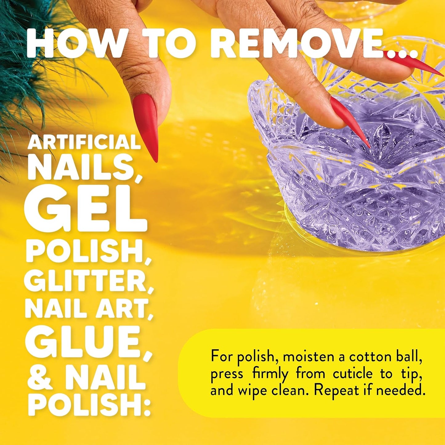 Onyx Professional Nail Polish Remover Kit with 7 inch Nail File, Lavender Scent, Made in USA, 16 fl oz - Moisturizing Formula Gel Polish Remover, Acetone-based, Enhanced with Vitamin E, Grape Seed Oil