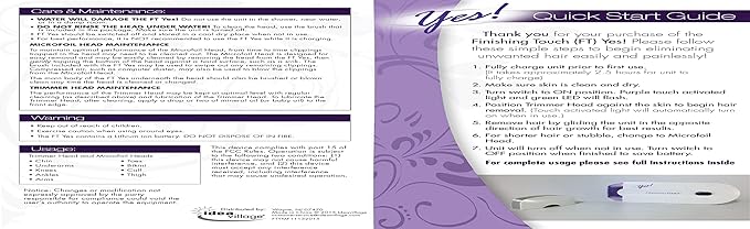 Finishing Touch Lumina Facial Hair Remover