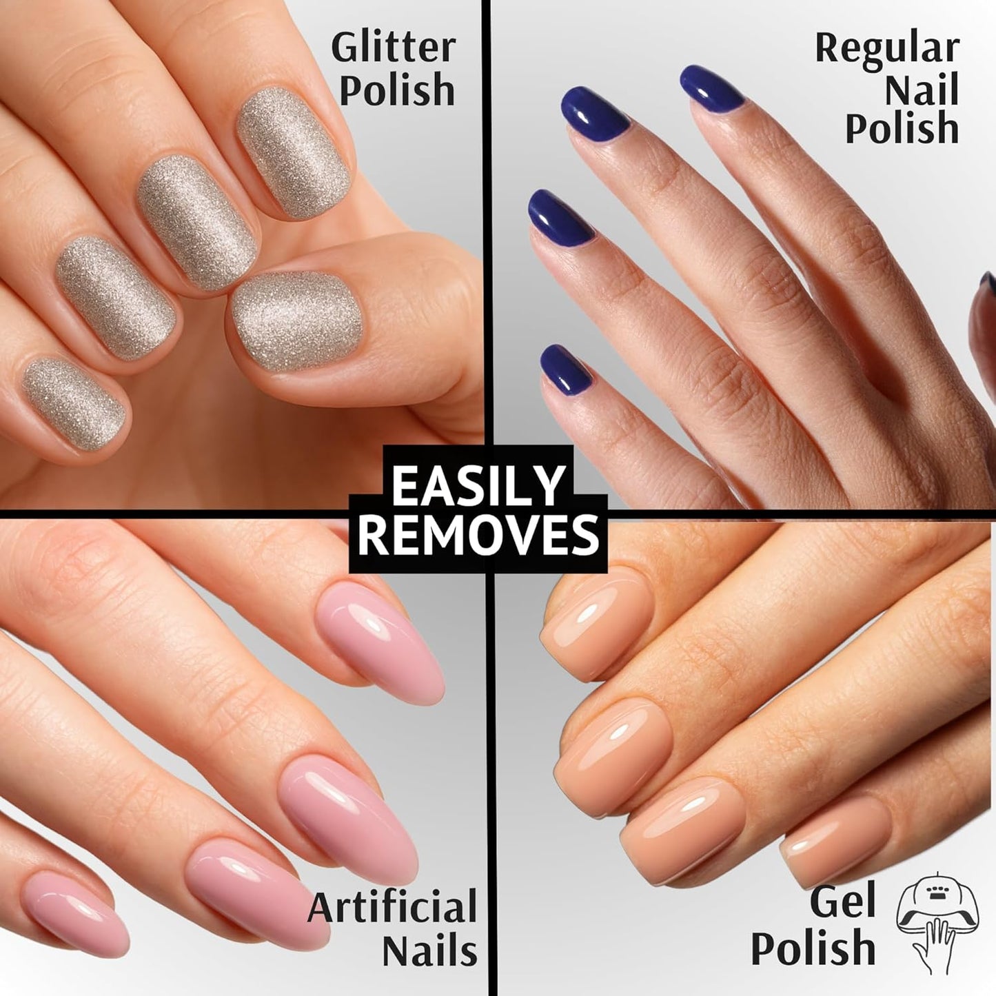 Pronto 100% Acetone Nail Polish Remover - Gel Polish Remover for Nails | Acetone Nail Polish Remover & Remover For Nails, Glue, Gel, Acrylic & Dip | 100 Percent Pure Acetone, 16 Fl oz (Pack of 1)