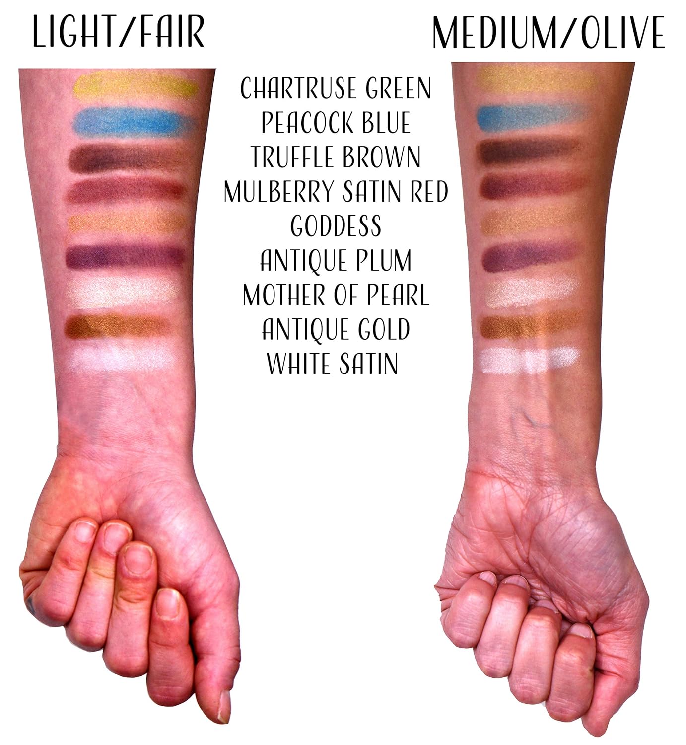 Goddess Glow Nude Gold Beige Glam Baked Shimmer Pressed Powder Single Vegan Eyeshadow; Talc, Paraben & Cruelty Free