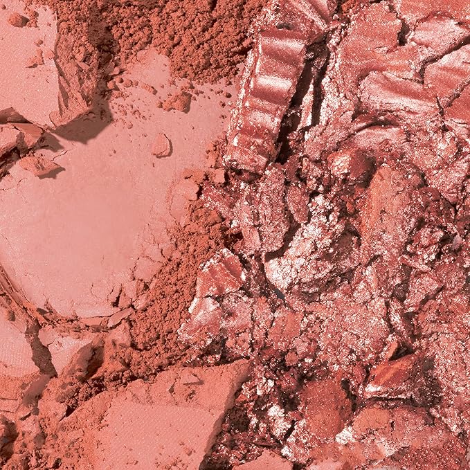 COVER FX Monochromatic Powder Blush Duo - Pink Dahlia: Soft Pink - Matte + Shimmer Finish - Create Custom, High Impact Color