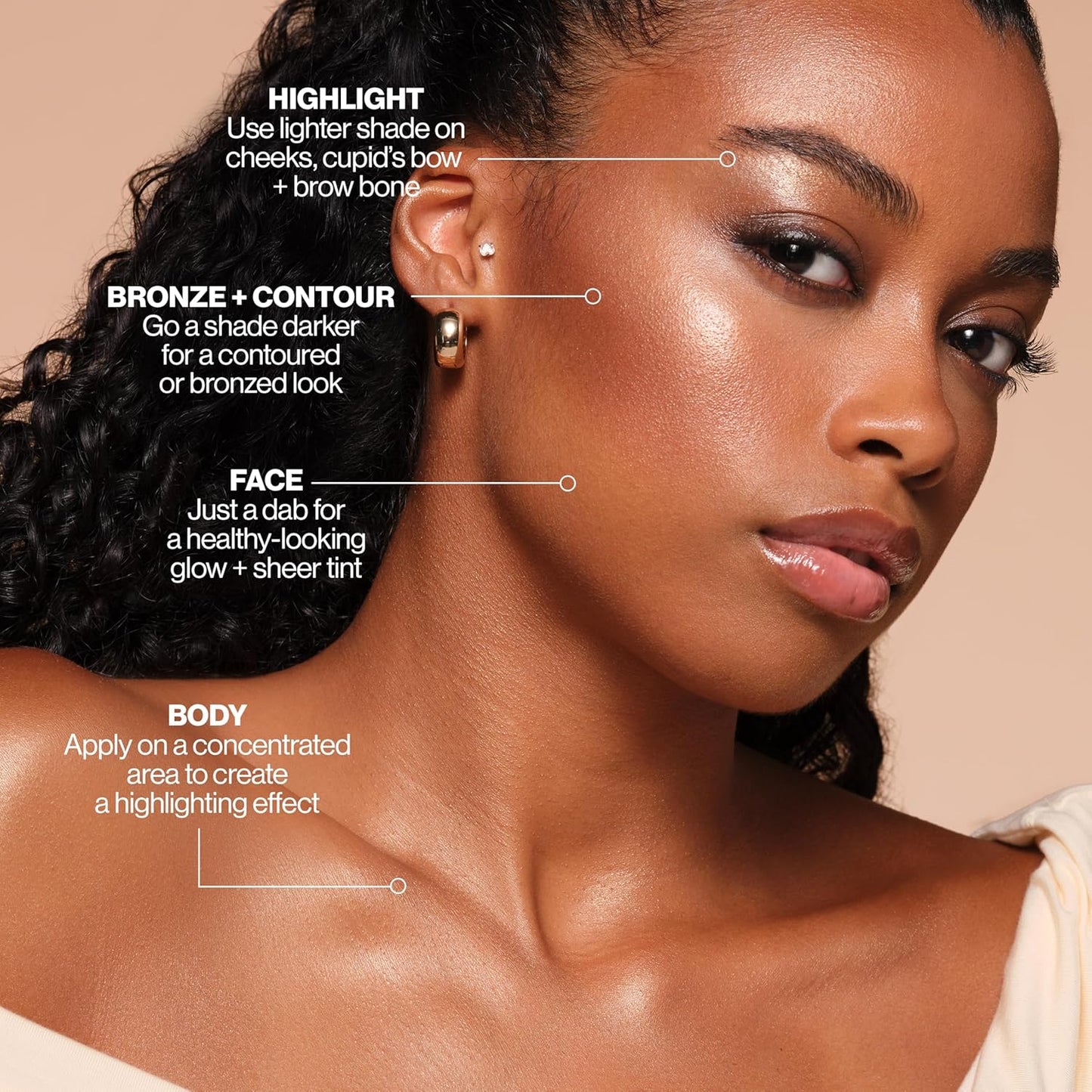 Revlon ColorStay Face & Body Glow Lotion, Hydrating Glow Moisturizer, 24HR Hydration, Illuminating Luminizing Shimmer, 120 It's Giving Sun