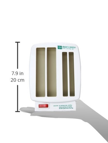 Clean + Easy Petite Triple Roll On Wax Kit – Hair Removal Warmer with Cartridges, Rollers, Remover & Strips, Pre & Post Wax Care Kit, 120V