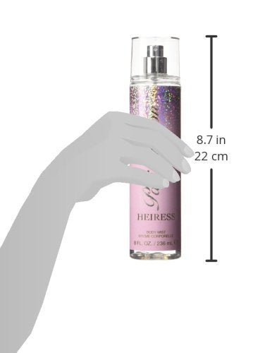 Paris Hilton Heiress for Women - 8 oz Fragrance Mist Spray (Pack of 2)