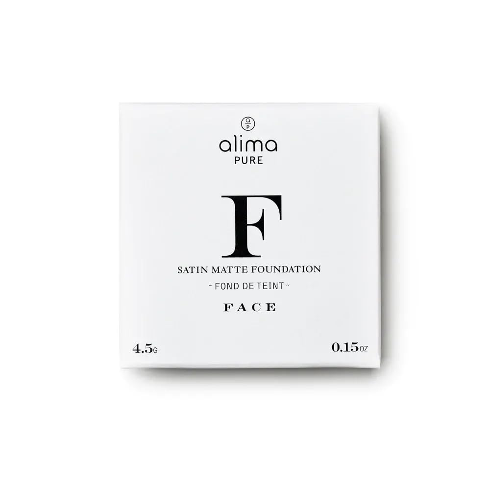 Alima Pure Satin Matte Foundation Loose Mineral Powder Foundation Makeup. 15 oz/4.5g