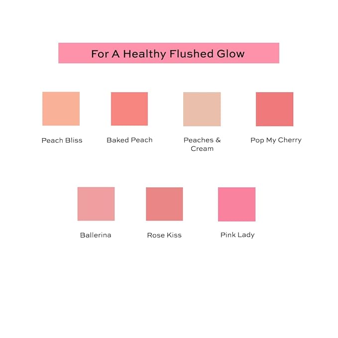 Revolution, Blusher Reloaded, Pressed Powder Face Blusher, Highly Pigmented & Long Lasting Formula, Rose Kiss, 0.26 oz