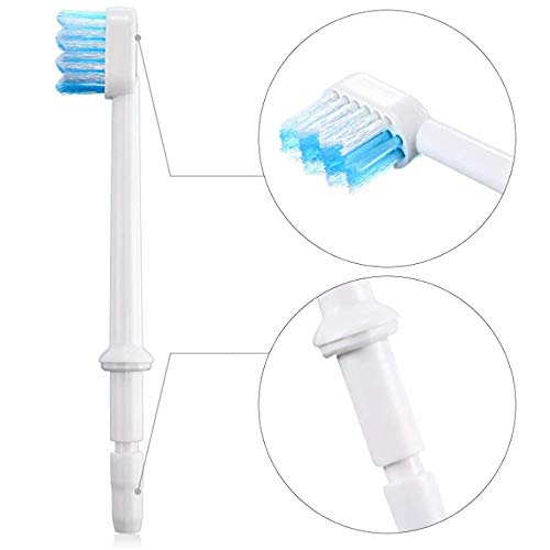 Flosser Replacement Tips Compatible with Waterpik Water Flosser Reach Flosser Refill Heads Replacement Heads, Compatible with Waterpik Oral Irrigator & Dental Flosser (Brush Heads)