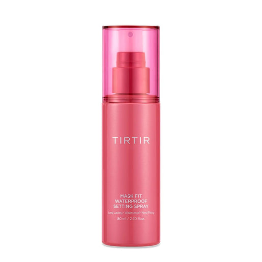 TIRTIR Waterproof Setting Spray – 24 Hour Long Lasting Fix, Sweatproof Water Resistant Makeup Finisher – Ethanol Free, Semi Matte Finish for Oily Skin – Korean Makeup Fixer