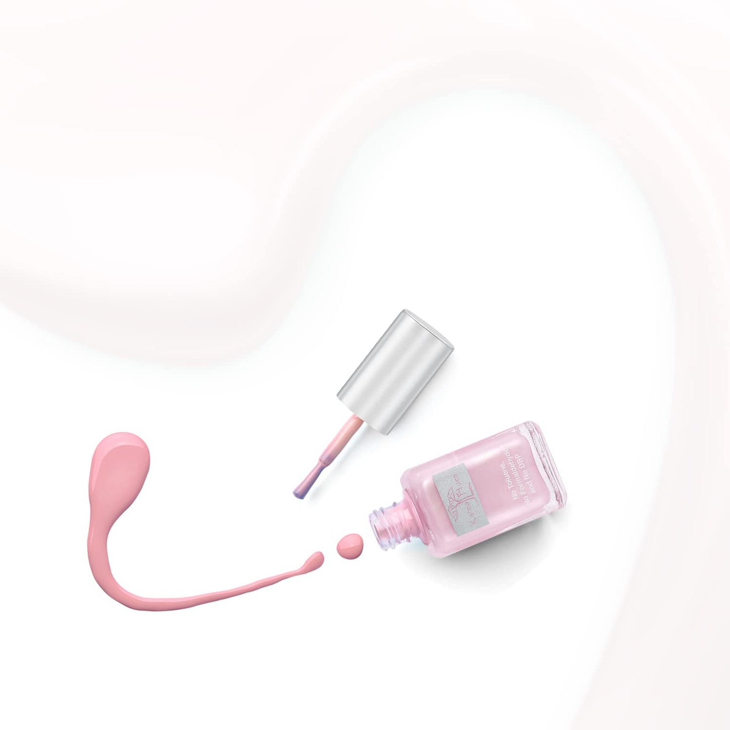 karma organic Natural Nail Polish, Vegan, and Cruelty-Free, No Toluene, No Formaldehyde, No DBP, and Free of TPHP, Pretty in Pink