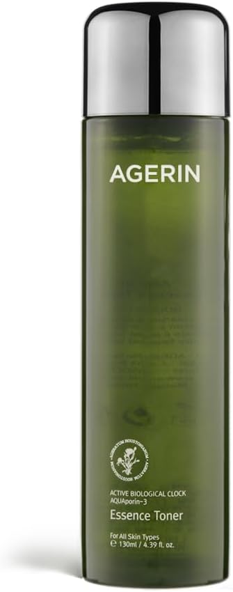 Essence Toner with Ageratum for Sensitive and Dry Skin, Anti-Itch, Steroid Free, Skin Trouble Care, Calming Skin, Refreshing, Hydrating, Purifying, Cruelty Free, Vegan (4.39 Ounces)