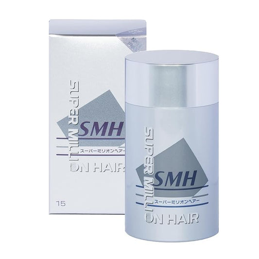 SMH Hair Fibers MADE IN JAPAN – Instantly Conceals Thinning Hair –Long-Lasting – Sweat, Water & Wind Resistant – Hair Loss Solutions For Men & Women (Gray, 15g)